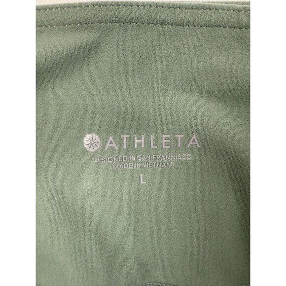 NWT ATHLETA Ultra High Rise Elation 7/8 Tight, Size Large Green - Picture 3 of 9
